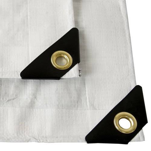 White 18x30 Heavy Duty UV Protected Boat Cover Tarp D4177