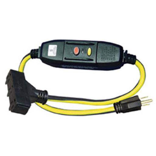 3 ft. 15 Amp GFCI Power Block, Yellow & Black, Case of 6 M90302