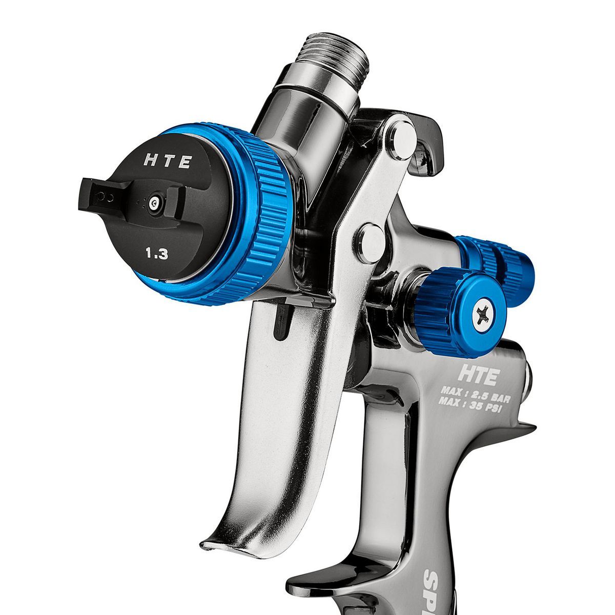 Gravity-Feed Air Spray Gun with Side Fan Control V865