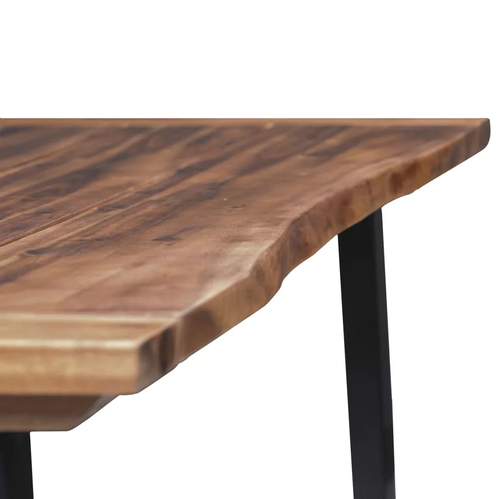 Solid Acacia Wood Dining Table R34658