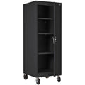 Black Mobile Storage Cabinet E479502