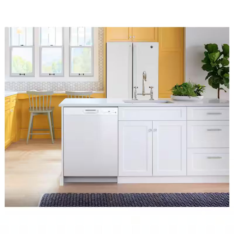 White 24 in. Built-In Tall Tub Dishwasher Y7709