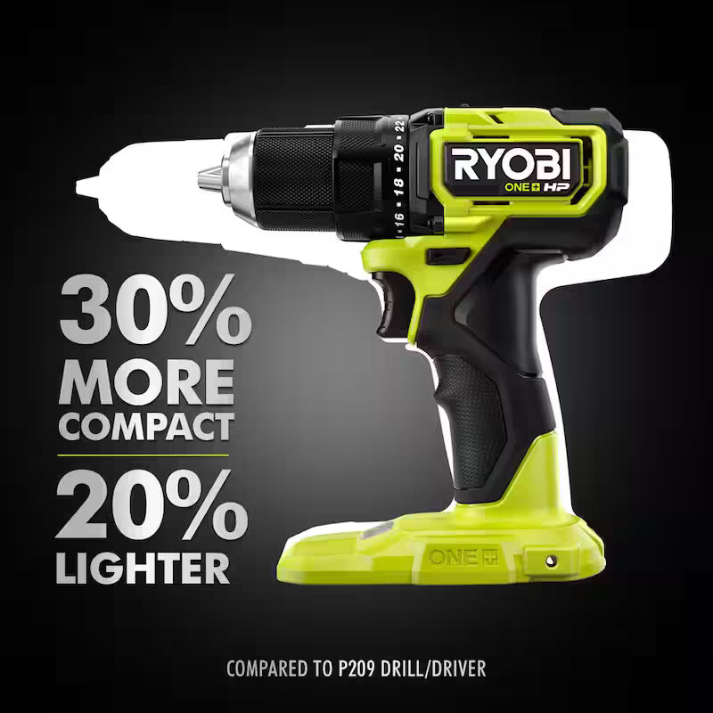 18V Brushless Cordless Compact 1/2 in. Drill and Impact Driver Kit with 1.5 Ah Batteries, Charger and Bag P46724