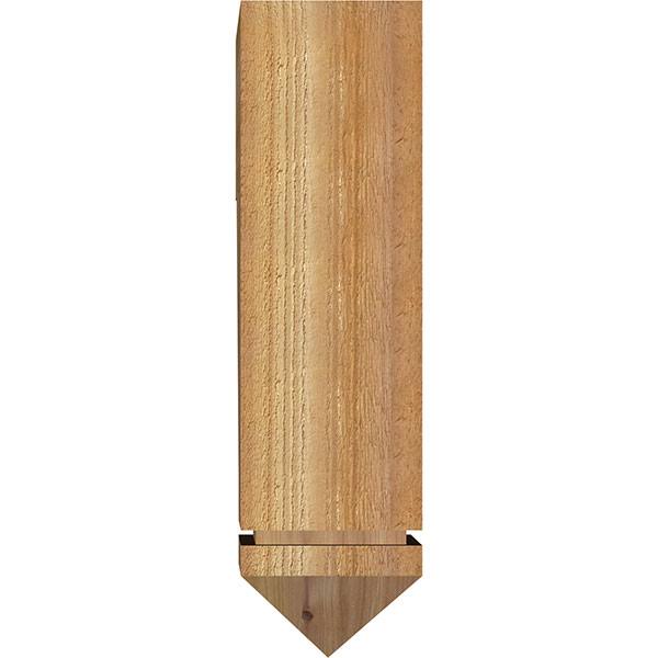 6x22W x 18x22D x 22x22H Rough Sawn Western Red Cedar Bracket L397