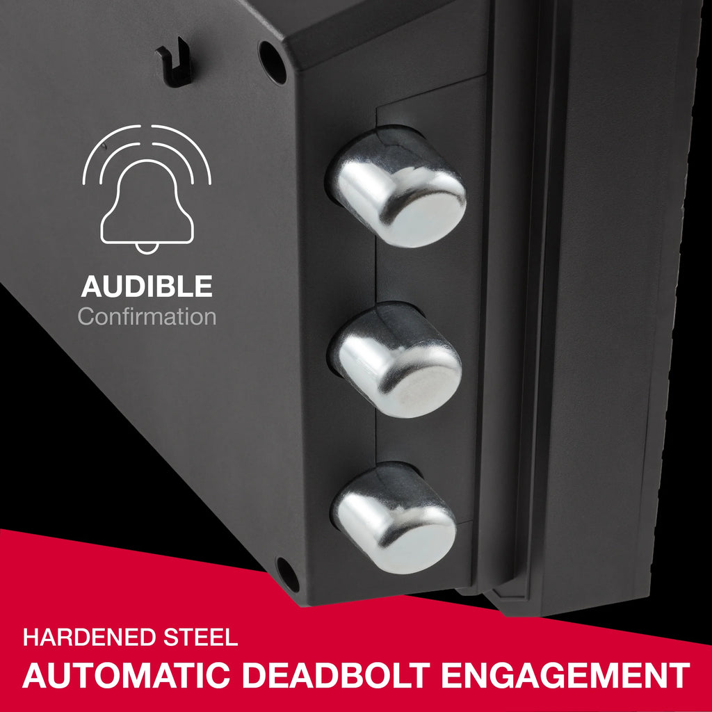 Fire-Resistant Water-Resistant Home Safe with Combination Lock and Override Key L41824