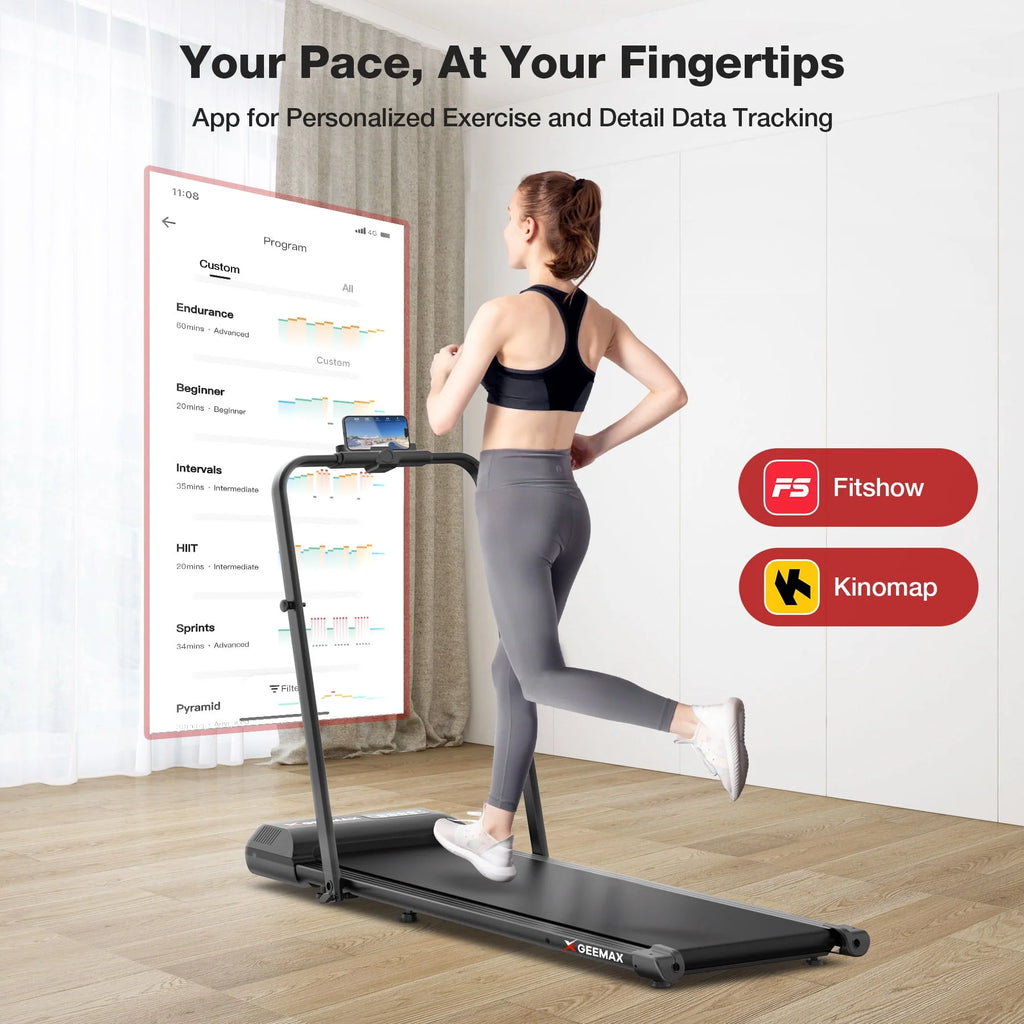 2 in 1 Folding Treadmill, 3.0HP Under Desk Treadmill, 265lbs Capacity S96907