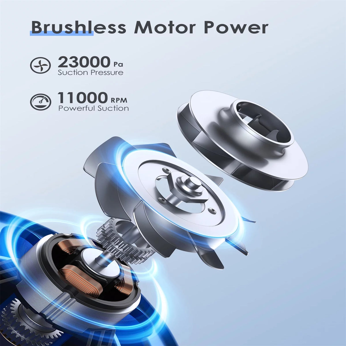 Cordless Stick Vacuum Cleaner Blue J560854