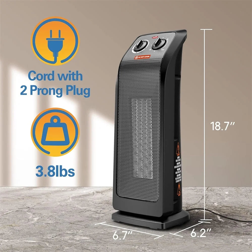 1500W Ceramic Electric Tower Heater V682645