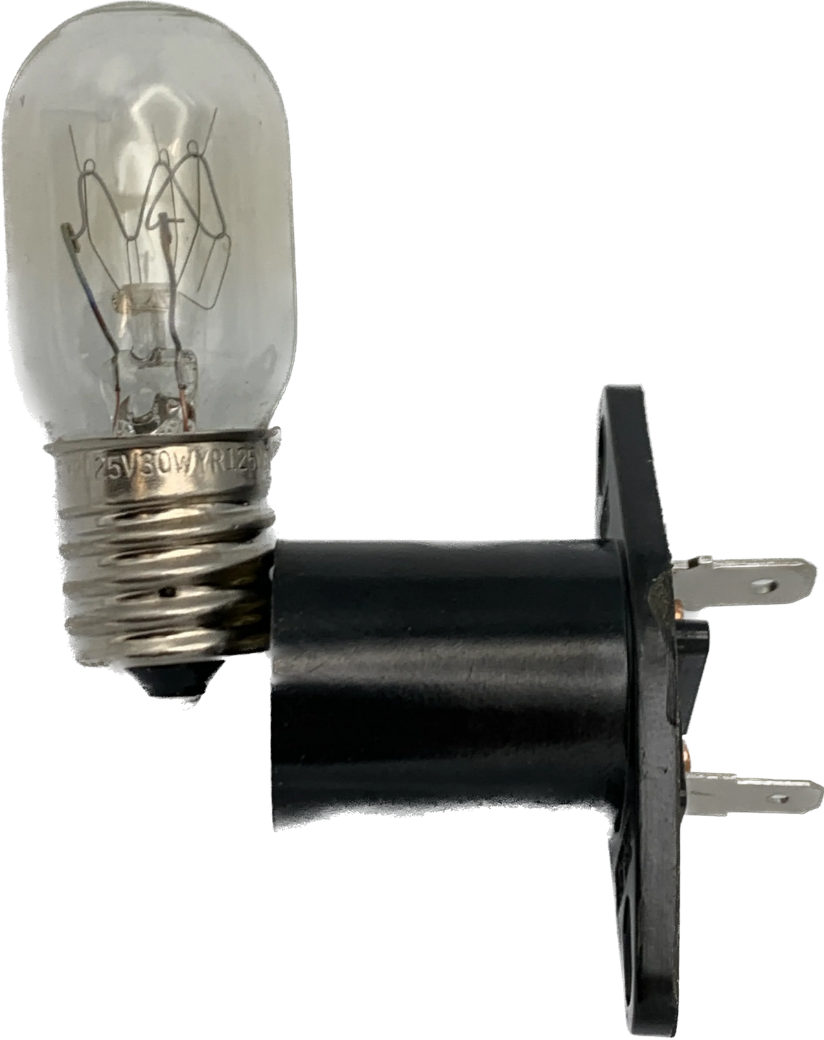 Light Bulb with attached base 125V 30W D2372