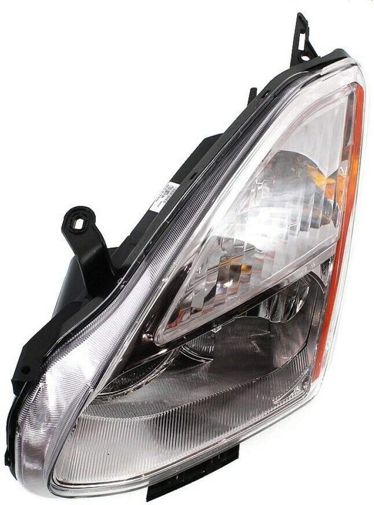 Nissan Rogue Headlight Assembly 2008 Driver Side Halogen D369