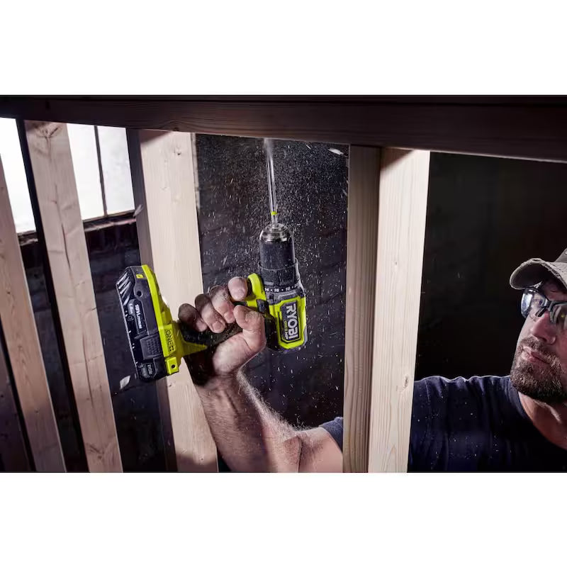 18V Brushless Cordless Compact 1/2 in. Drill and Impact Driver Kit with 1.5 Ah Batteries, Charger and Bag P46724