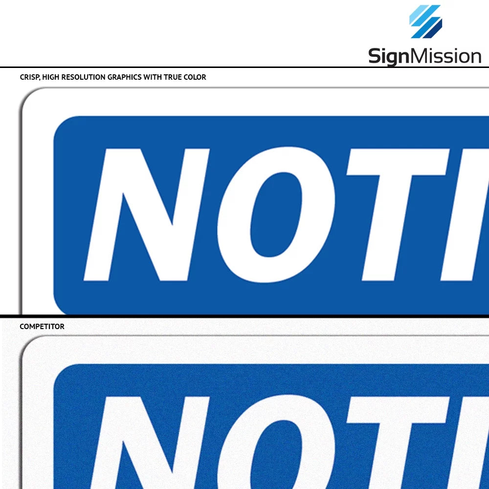 OSHA Notice Sign Y725