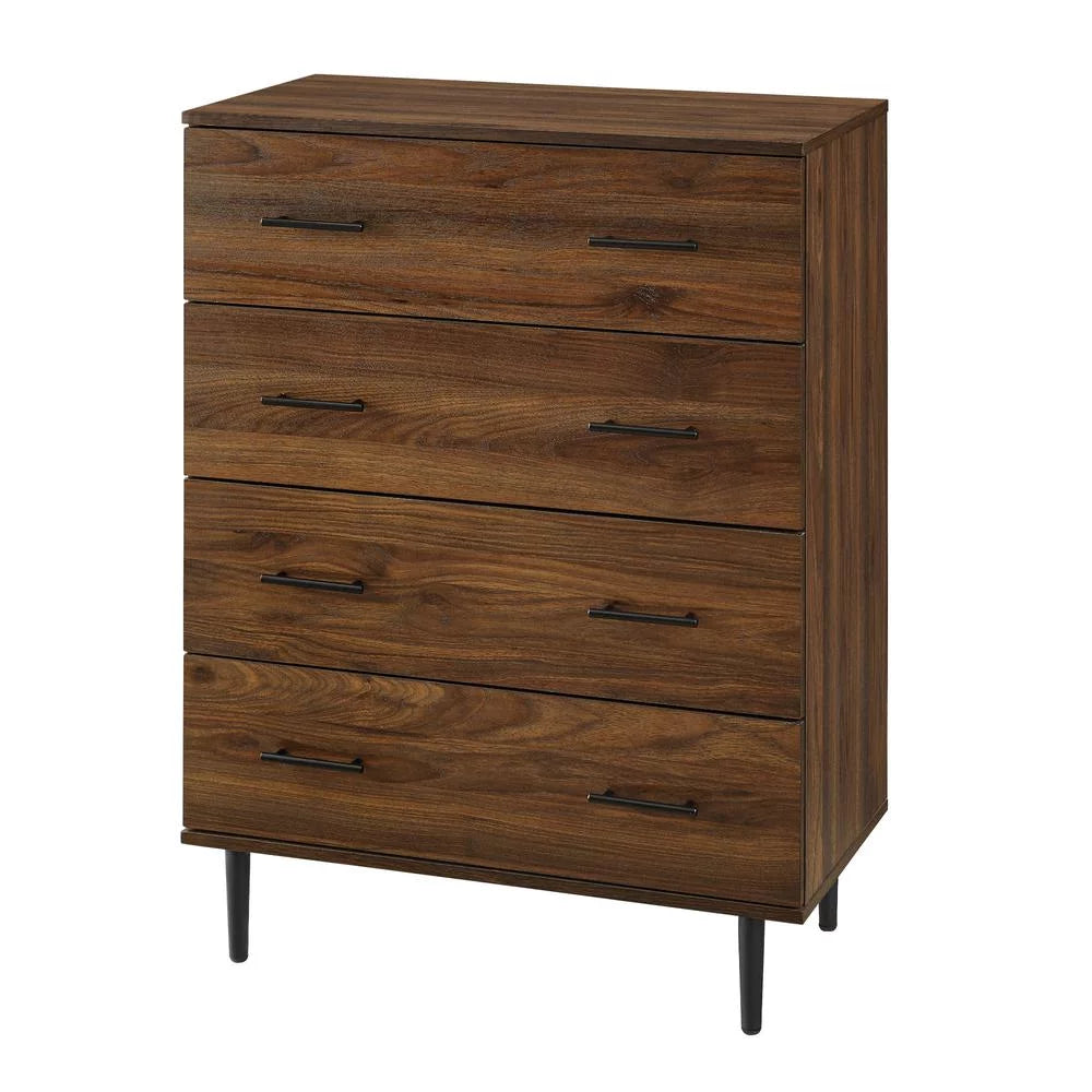 30" 4-Drawer Dark Walnut Bedroom Chest Z47103