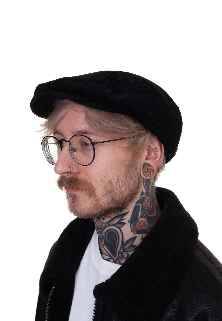 Black Cord Snap Cap C2607