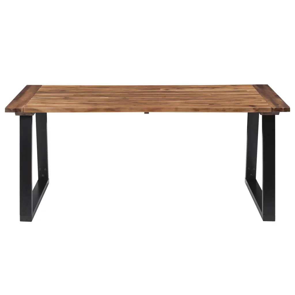 Solid Acacia Wood Dining Table R34658