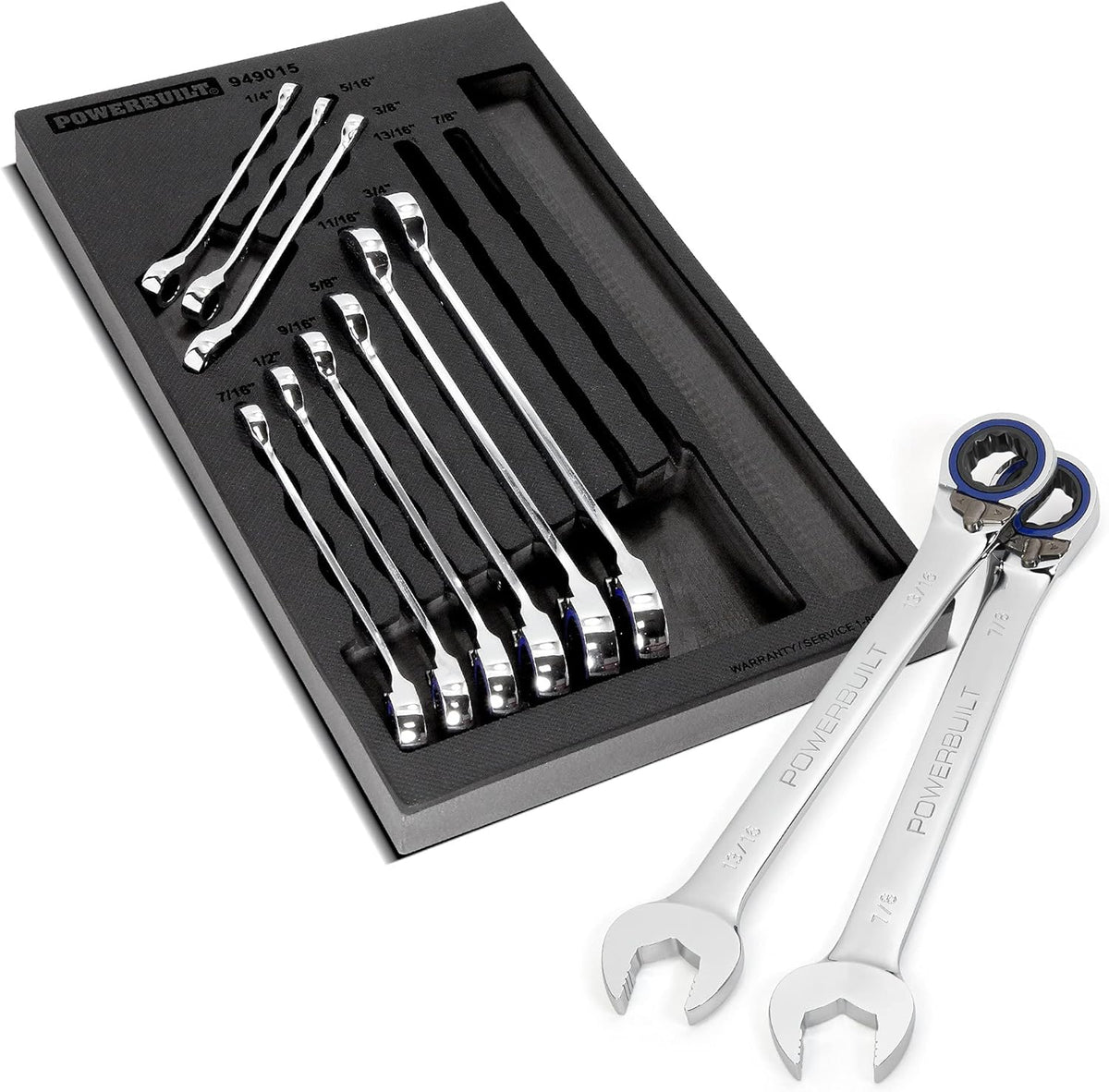 Metric 11Pc Reversible Ratcheting Wrench Set N9171
