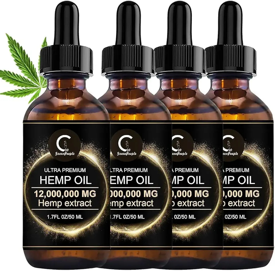 Natural Hemp Oil Extract 4 Pack A53239