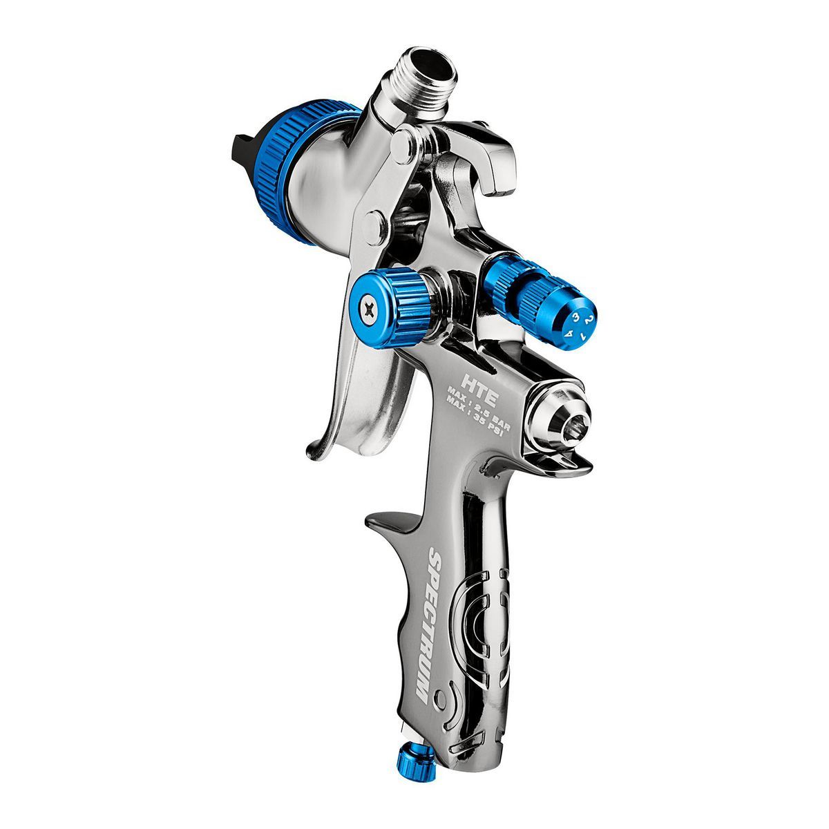 Gravity-Feed Air Spray Gun with Side Fan Control V865