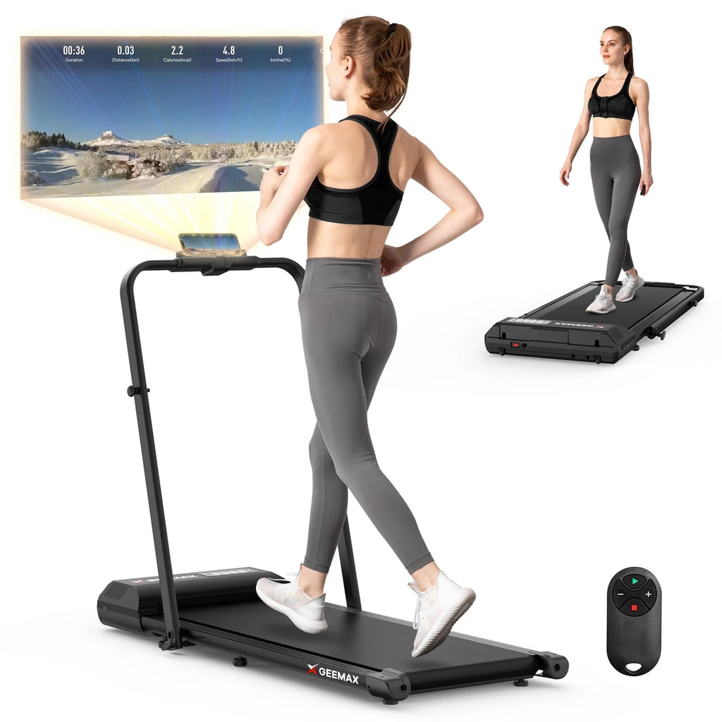 2 in 1 Folding Treadmill, 3.0HP Under Desk Treadmill, 265lbs Capacity S96907