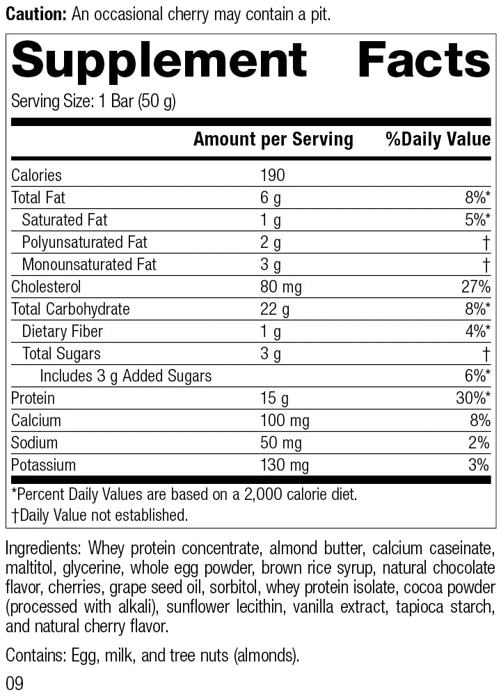 Cocoa Cherry 18 1.75 oz. Bars V219