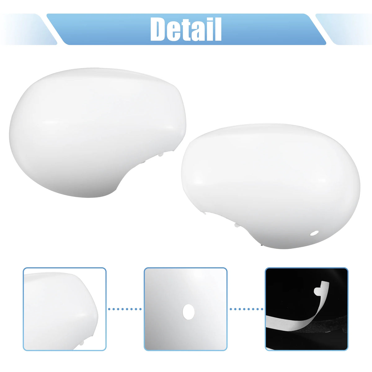 White Exterior Rear View Mirror Cover for Mini Cooper F54 Clubman P20368