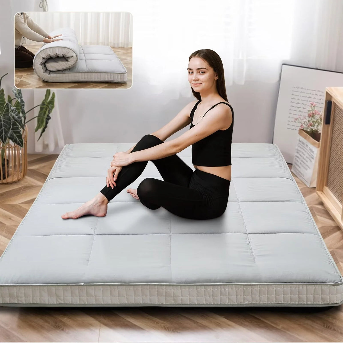 Folding Floor Mattress Twin Size R14534