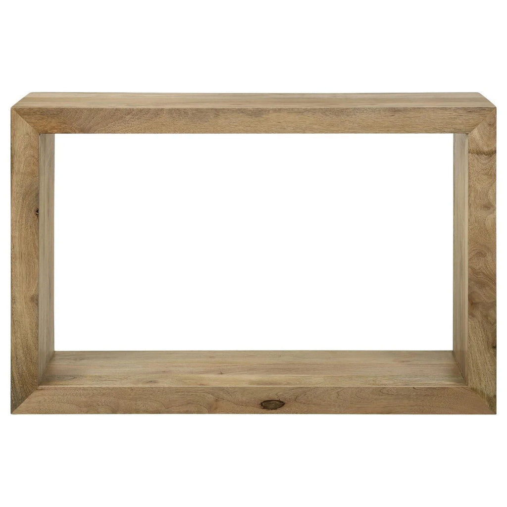 46 Inch Brown Mango Wood Console Table Q3178