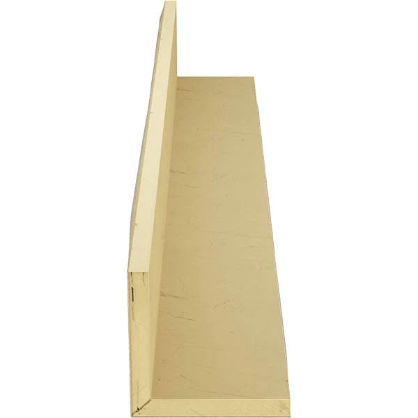 White 2-Sided Faux Wood Ceiling Beam U415