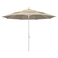 Antique Beige 11 ft. Aluminum Market Umbrella T699