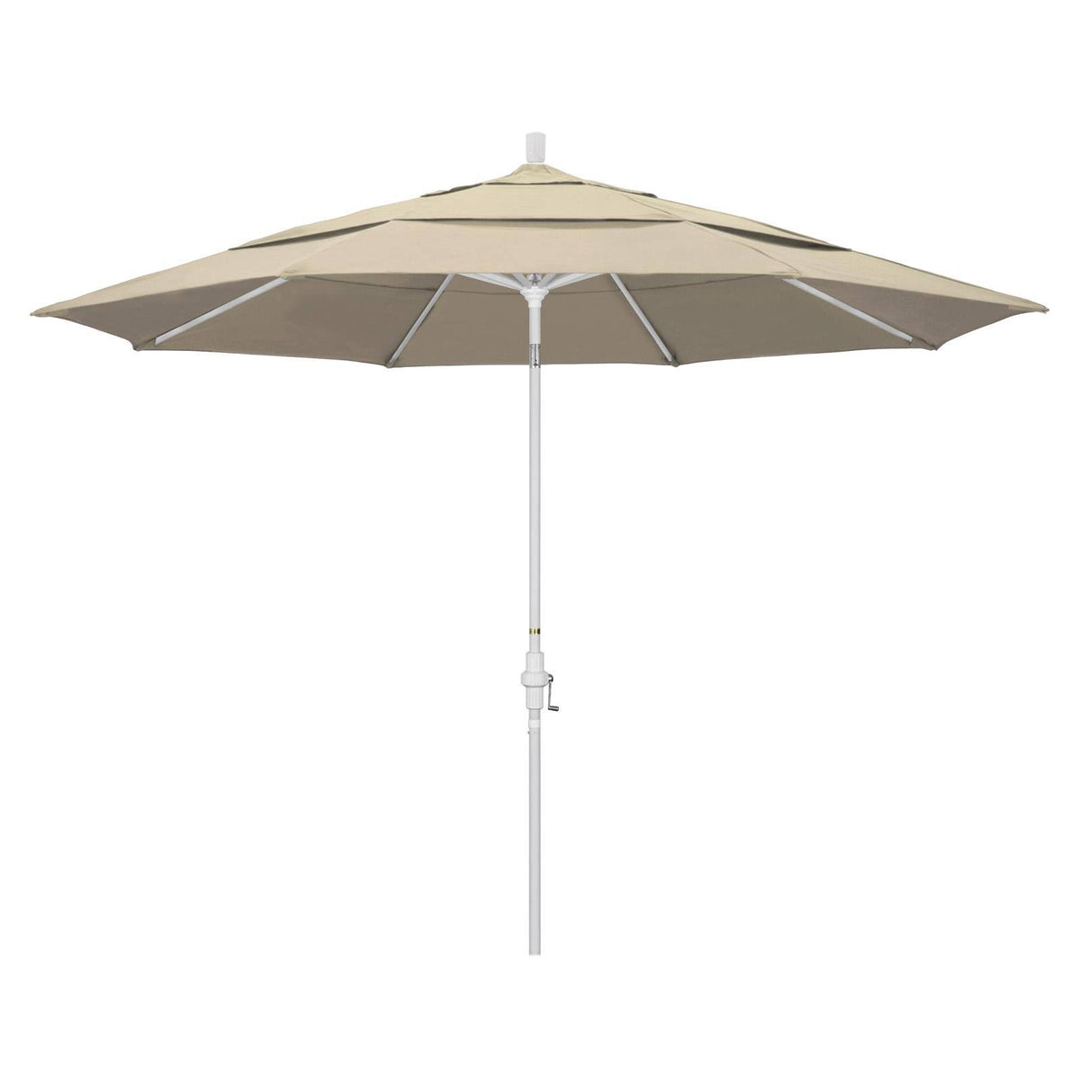 Antique Beige 11 ft. Aluminum Market Umbrella T699