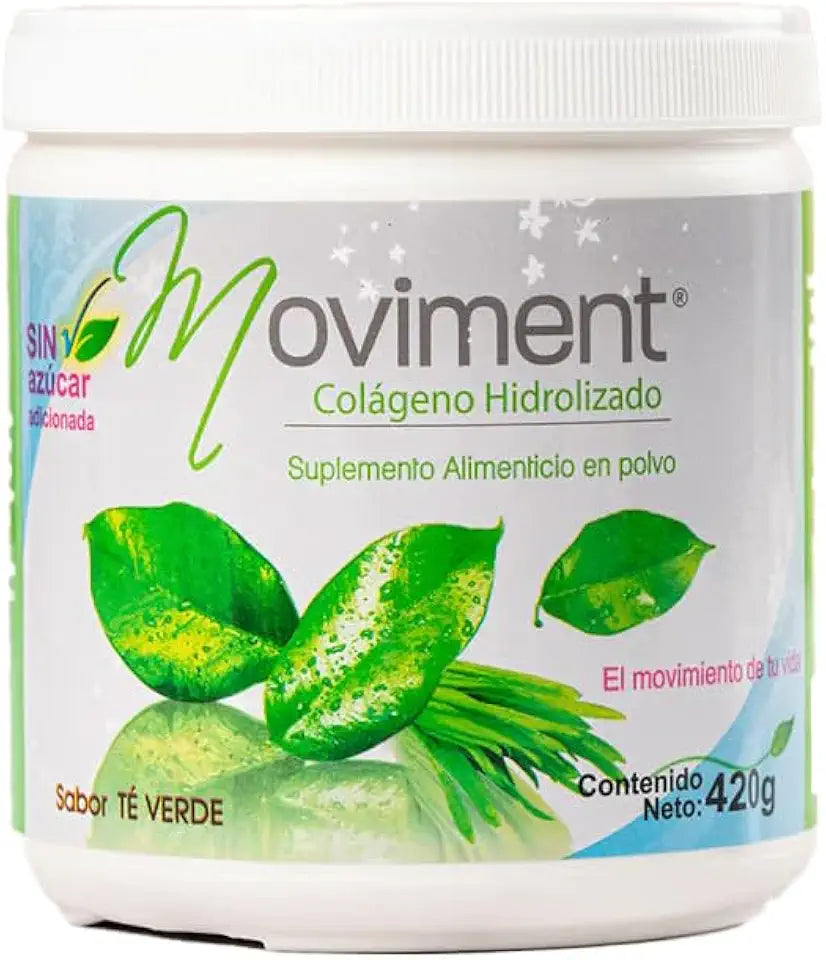 Sugar Free Green Tea Flavor Hydrolyzed Collagen Powder 14.8 oz X4673