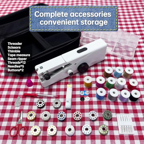 Handheld Cordless Portable Mini Sewing Machine with Kit A508