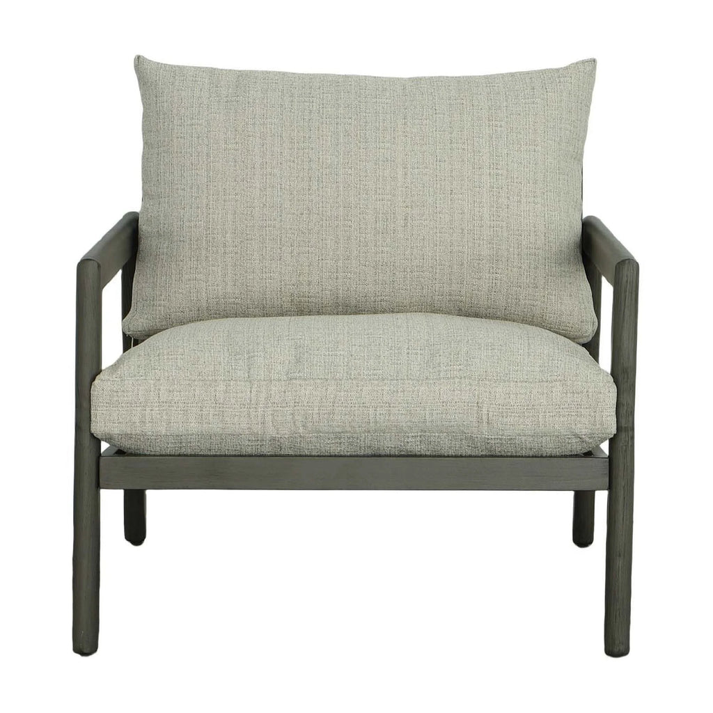 Aluminum Outdoor Lounge Chair in Gray G9447