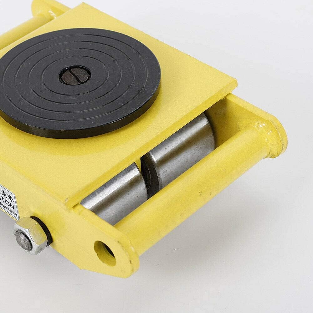 6 Ton 4 Wheel Heavy Duty Machine Dolly Skate Roller J497