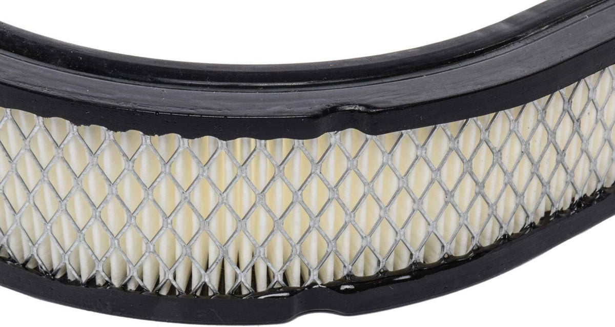 Finned Aluminum Air Cleaner, Oval 12” x 8 3/8” x 3”, Black Cast Aluminum Top W1070
