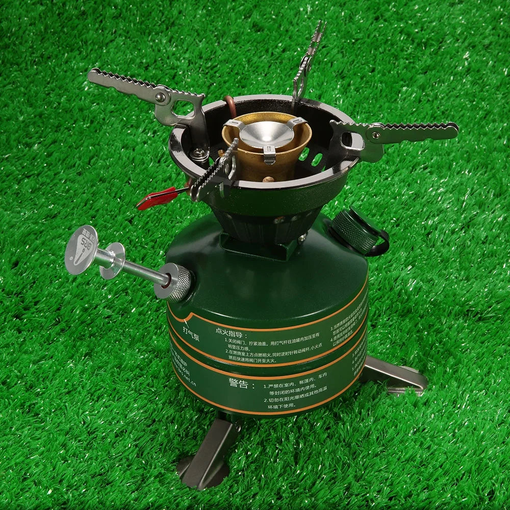Portable Gasoline Camping Furnace Cooker D47084