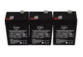 6V 4.5 Ah Alarm Replacement Battery 3 Pack H288556