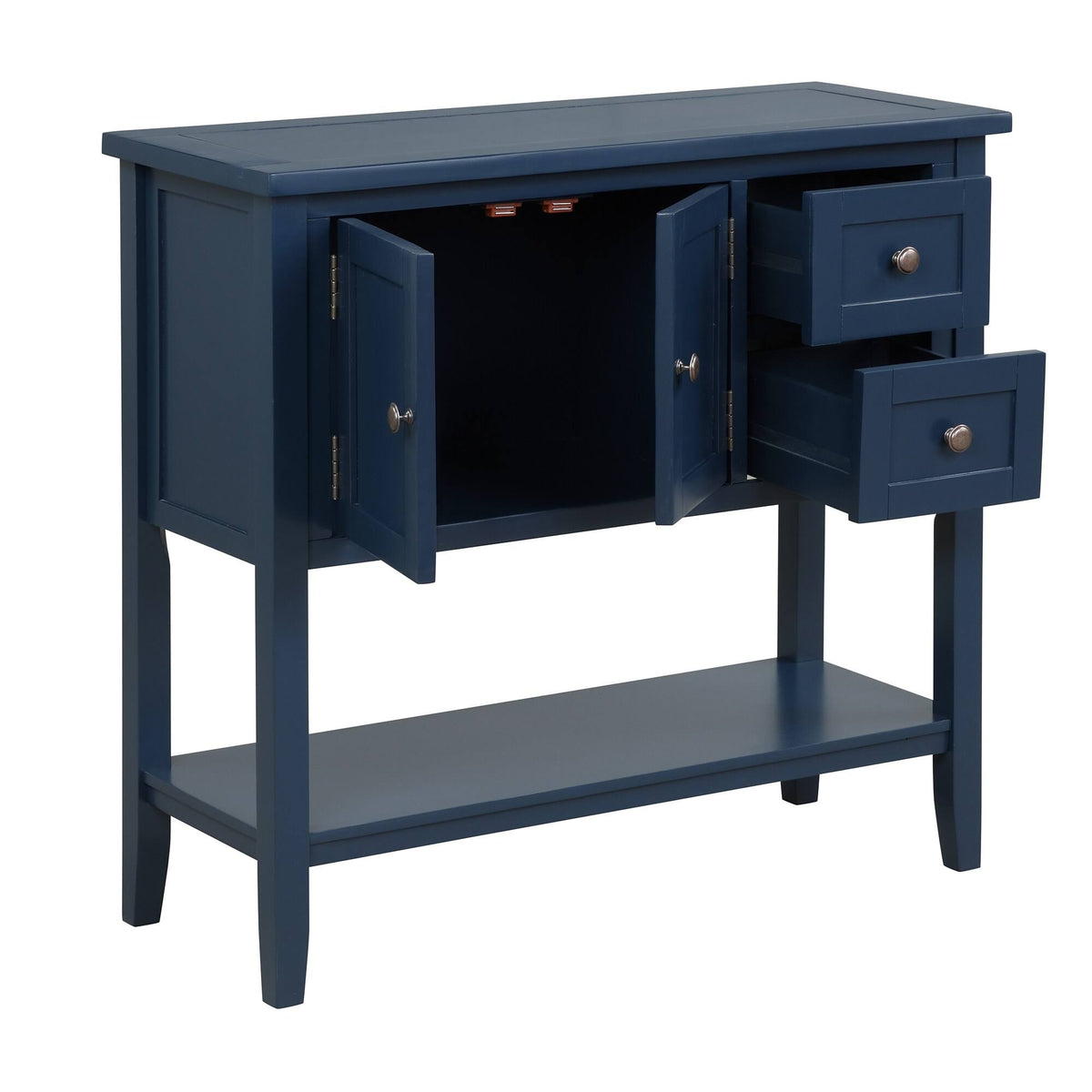 White Console Table with 2 Drawers C922