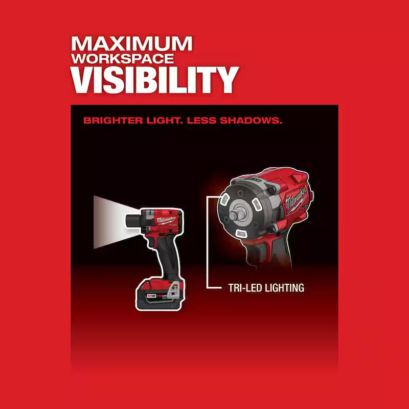 18V Lithium-Ion Brushless Cordless Compact Impact Wrench J536