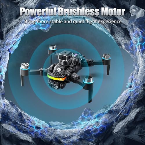 Drone with Camera 1080P RC Drone with Flashing Lights W78863
