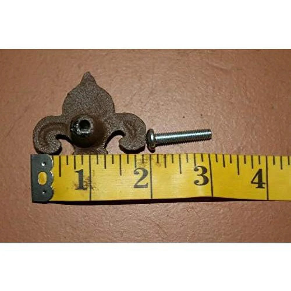 Cast Iron Fleur De Lis Cabinet Knobs, Pack Of 30 O64151