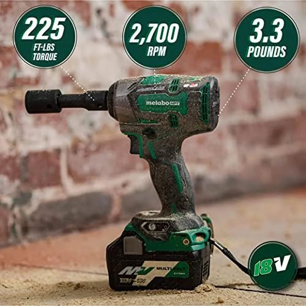 18V Cordless Brushless Impact Wrench with LED Light S148