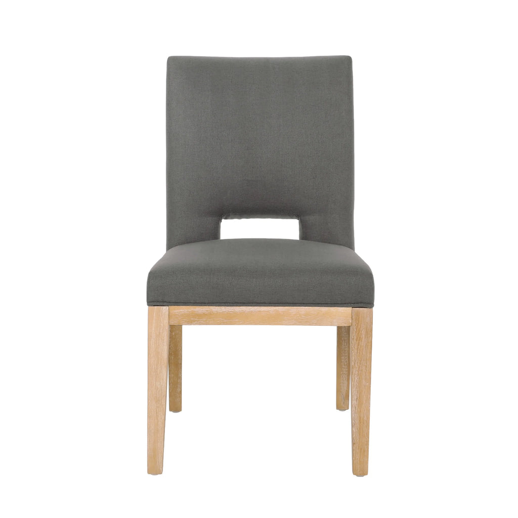 Fabric Upholstered Dining Chairs Set of 4 F937617